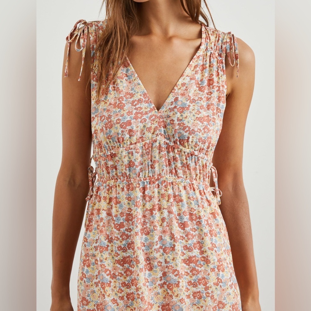 Rails Constantine Floral Midi Dress Multi Wildflower Sleeveless - Picture 4 of 13